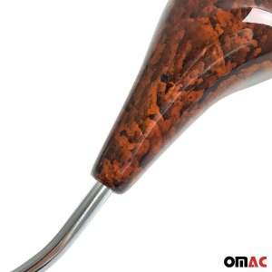 Mercedes S Class W126 Gear Shift Knob - Omac - Wooden-Automatic - '86-'91